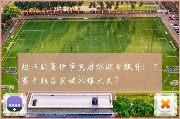 纽卡新星伊萨克进球效率飙升：下赛季能否突破30球大关？